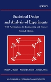 Statistical Design and Analysis of Experiments: With Applications to Engineering and Science, 2nd Edition (0471372161) cover image