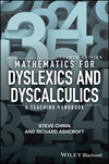 Mathematics for Dyslexics and Dyscalculics: A Teaching Handbook, 4th Edition (1119159962) cover image