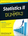 Statistics II for Dummies (0470466464) cover image Statistics II for Dummies (0470466464) cover image