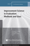 Improvement Science in Evaluation: Methods and Uses: New Directions for Evaluation, Number 153 (1119378664) cover image