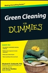 Green Cleaning For Dummies (0470391065) cover image