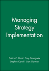 Managing Strategy Implementation (0631217665) cover image