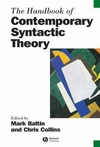 The Handbook of Contemporary Syntactic Theory (0631205071) cover image