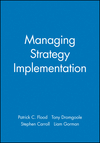 Managing Strategy Implementation (0631217673) cover image