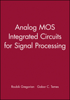 Analog MOS Integrated Circuits for Signal Processing (0471097977) cover image