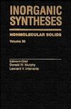 Inorganic Syntheses: Nonmolecular Solids, Volume 30 (0471305081) cover image