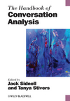The Handbook of Conversation Analysis (1444332082) cover image