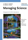 Managing Science: Management for R and D Laboratories  (0471185086) cover image