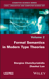 Formal Semantics in Modern Type Theories (1786301288) cover image