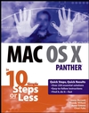 Mac OS X Panther in 10 Simple Steps or Less (0764542389) cover image