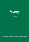 Poverty: A History (0631205292) cover image