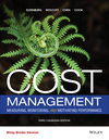 Cost Management: Measuring, Monitoring, and Motivating Performance, Third Canadian Binder Ready Version (EHEP003592) cover image