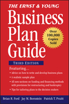 The Ernst & Young Business Plan Guide, 3rd Edition (0470112697) cover image