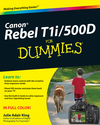 Canon EOS Rebel T1i / 500D For Dummies  (0470533897) cover image