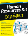 Human Resources Kit For Dummies, 3rd Edition (1118422899) cover image Human Resources Kit For Dummies, 3rd Edition (1118422899) cover image