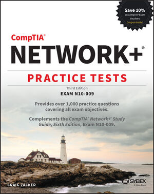 CompTIA Network+ Practice Tests: Exam N10-009 , 3rd Edition cover image