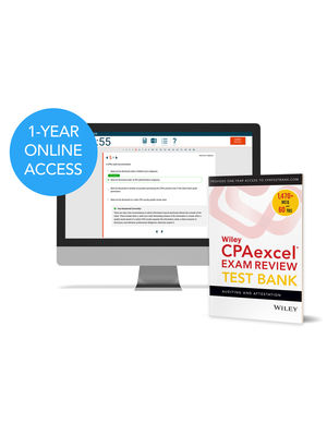 Wiley CPAexcel Exam Review 2019 Test Bank: Auditing and Attestation (1-year access)