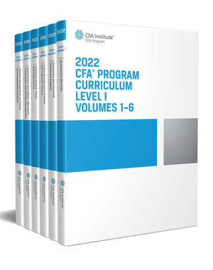2022 CFA Program Curriculum Level I Box Set | Wiley