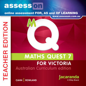 Assesson Maths Quest 7 Australian Curriculum Victoria Edition Teacher Edition (Online Purchase)