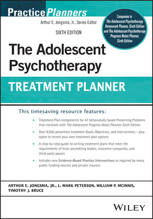 The Adolescent Psychotherapy Treatment Planner, 6th Edition cover image