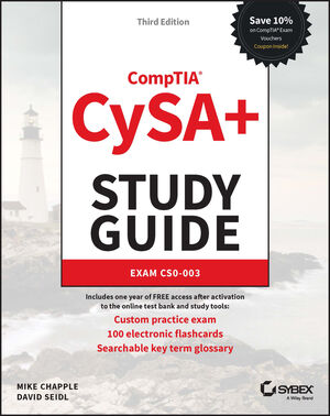 CompTIA CySA+ Study Guide: Exam CS0-003, 3rd Edition cover image