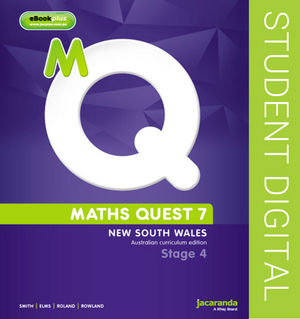 Maths Quest 7 for New South Wales Australian Curriculum Edition eBookPLUS (Online Purchase)