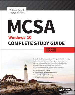 MCSA: Windows 10 Complete Study Guide: Exam 70-698 and Exam 70-697 cover image