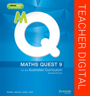 Maths Quest 9 for the Australian Curriculum 2E Teacher Edition eGuidePLUS (Online Purchase)