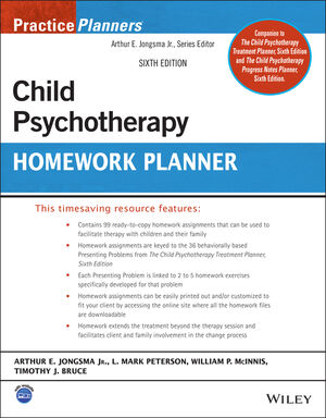 Child Psychotherapy Homework Planner, 6th Edition cover image