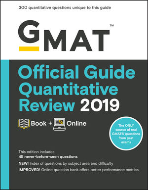 GMAT Official Guide Quantitative Review 2019: Book + Online
