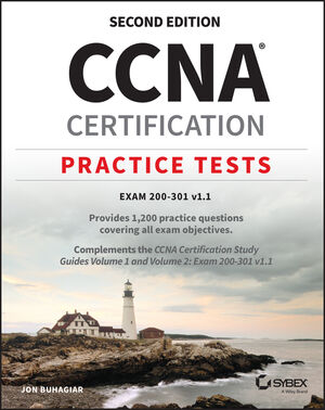 CCNA Certification Practice Tests: Exam 200-301, 2nd Edition cover image