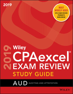 Wiley CPAexcel Exam Review 2019 Test Bank Auditing and Attestation 1year access