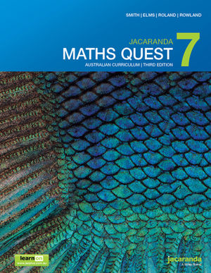 Jacaranda Maths Quest 7 Australian Curriculum 3e LearnON & Print