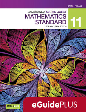 Jacaranda Maths Quest 11 Mathematics Standard 5e eGuidePLUS (Online Purchase)