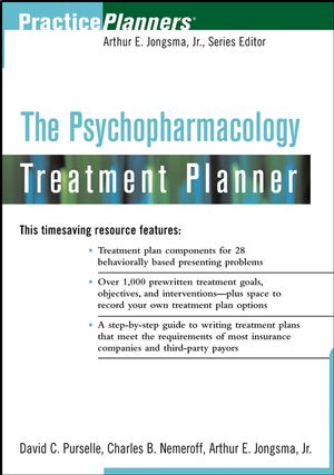 The Psychopharmacology Treatment Planner  cover image