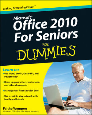 Office 2010 For Seniors For Dummies Book Information For