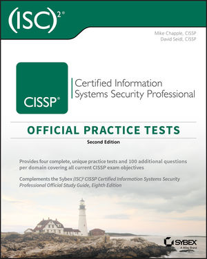 (ISC)2 CISSP Certified Information Systems Security Professional Official Practice Tests, 2nd Edition cover image