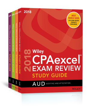 Wiley CPAexcel Exam Review 2018 Study Guide: Complete Set