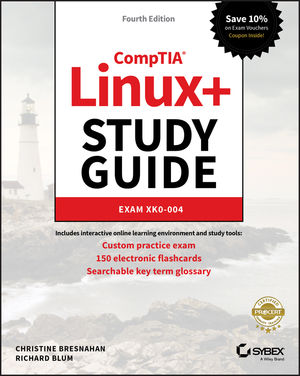 CompTIA Linux+ Study Guide: Exam XK0-004, 4th Edition cover image