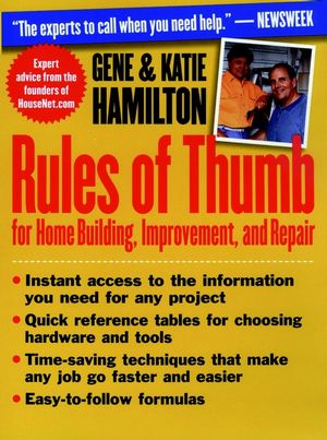 Rules of Thumb for Home Building, Improvement, and Repair