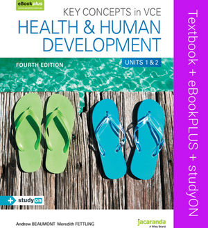 Key Concepts in VCE Health and Human Development: Units 1 & 2 & eBookPLUS + StudyOn, 4th Edition