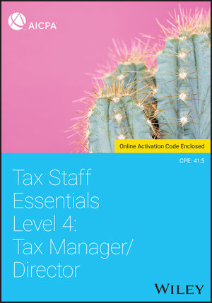 Tax Staff Essentials, Level 4: Tax Manager/Director