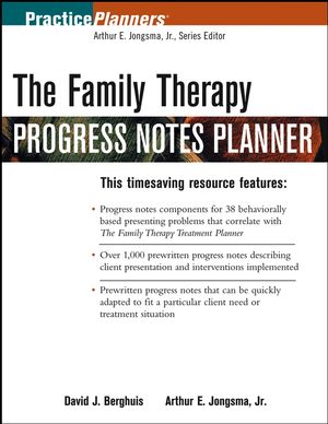 The Family Therapy Progress Notes Planner - 