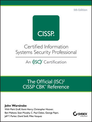 The Official (ISC)2 Guide to the CISSP CBK Reference, 5th Edition (1119423341) cover image