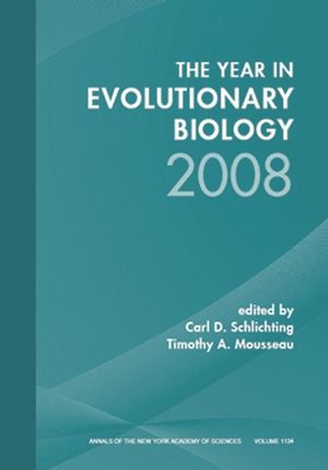 Year in Evolutionary Biology 2008, Volume 1134