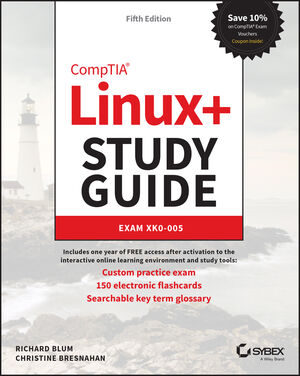 CompTIA Linux+ Study Guide: Exam XK0-005, 5th Edition cover image