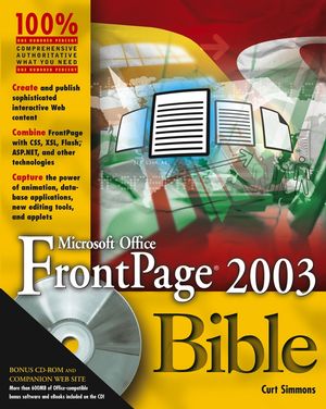 Microsoft Office FrontPage 2003 Bible | Wiley