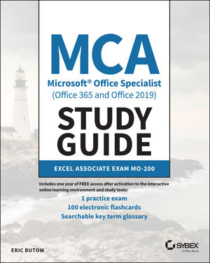 MCA Microsoft Office Specialist (Office 365 and Office 2019) Study Guide: Excel Associate Exam MO-200 cover image