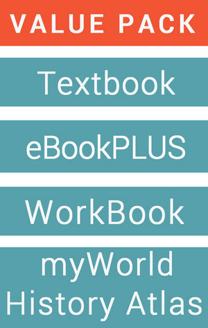 Retroactive 9 Australian Curriculum for History & eBookPLUS + Free Student Workbook + MyWorld History Atlas (Card)