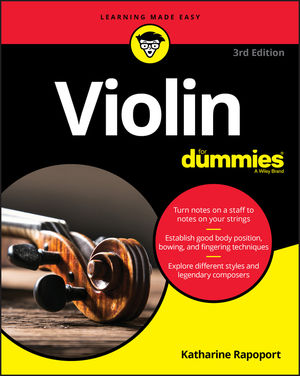Violin For Dummies Book Online Video And Audio Instruction 3rd Edition Wiley